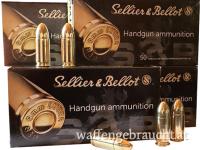 Sellier & Bellot 9 mm Luger Vollmantel 8,0g/124grs.  150 Stück