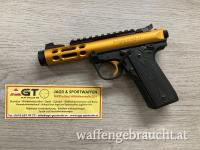 AKTION! Ruger Mark IV 22/45 Lite Kal. .22lr, Gold/Black