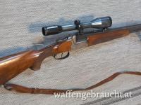 Sodia Franz (Ferlach) Bockbüchsflinte, Kal: 16/70 + 6,5 x 57 R, Optik Swarovski Habicht 6, guter Zustand