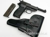 Walther P1 (P38) 9mm Para mit 2 Magazinen und orirg.  Bundeswehr Holster
