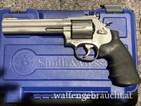 Graz Revolver Smith & Wesson Modell 686-6 Target Champion 6" Stainless Kaliber .357 Mag. 1a Zustand