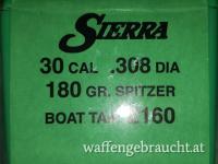Aktion: Geschosse Sierra Gameking .30 SPBT, 180 gr