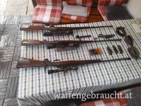 3 Stk. Langwaffen mit viel Zubehör