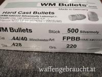 Geschosse 500 Stk. WM Bullets WMEX#0333 Silvermoly .428 / 220 grs FPBB