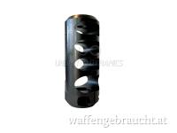 UNLIMITED DYNAMICS Magnum Compensator .22-.338 L.M. 5/8 24 UNEF Stainless Steel QPQ Finish