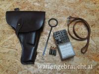 TT33 Tokarev Set: Tasche, Putzstock, Fangriemen, 25 EX Patronen (auch M57 passend)