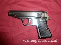 Pistole, Walther- Zella/ Mehlis, Mod.: PP (des Heeres), Kal.: 7,65mm