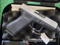 Pistole Glock 43 X Silber Line 9x19  Top Zustand!!