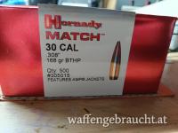 Hornady 168 grs BTHP Geschosse .308   