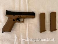 Glock 17 Gen 5 Sondermodell Französische Arme, 9x19mm,  LPA Visier, Glock Performance Tigger, 2 magazine, 2 Griffschalen 