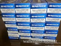 Magtech 9mm Luger Subsonic mit 9,52g/147gr