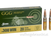 .308 Win 165gr oder 180gr SBT Sierra GameKing GGG Jagdkugelpatronen