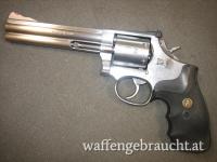 Smith & Wesson 686-4, Cal. .357 Mag. , 6Zoll Stainless Steel, Pachmayr Griff, Sehr gut!