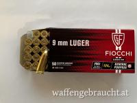 9mm Luger Fiocchi 124 grain FMJ