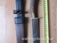 Jagdmesser, Hirschfänger, Saufänger, Klinge 18cm