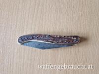 Kleines Taschenmesser mit Hirschhorngriff