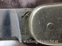 Original Anton Wingen Jr., Taschenmesser mit Hirschhorngriff und Aufbrechklinge