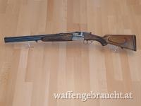 Bockbüchsflinte, Marke: Suhl, Kal. 8 x 57IRS & 16/70 Schrot, Doppelabzug, guter Zustand