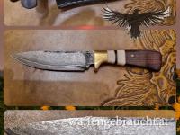 Damast Messer, Jagd, Geschenk