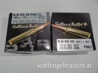 6,5 x 55 SE Sellier & Bellot  FMJ ideal für Schweden Mauser IPSC