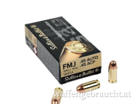 .45 ACP Munition - Sellier und Bellot - 230grs FMJ - 300 Schuss (6 Pkg.) ***RESERVIERT für Fritz***