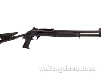 BENELLI M4 Black, 12/76, Lauflänge 470mm, Teleskopschaft mit Pistolengriff 360mm, 6 Schuss 