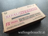 9mm FX Munition rot und blau SIMUNITION Farbmarkierungs Patronen Bundesheer Jagdkommando