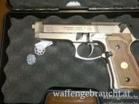 Beretta 92 FS Nickel CO2 im Kaliber 4,5mm Diabolo