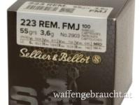 Sellier & Bellot FMJ 55grs. Kal. 223Rem. 800 Stück