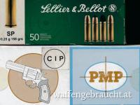 Patronen .38 Spl., .357 Mag., 9 mm Luger, .45 ACP