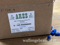 ARES 9 Geschosse - 125 RNSBBNG blau, 15 Schachteln à 1.000 Stück + 38 Schachteln à 500 Stück (34.000 Stück)