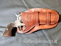 RUGER NEW MODEL BLACKHAWK stainless .357mag mit Holster aus Sammlung.