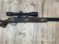 Voehre Bockbüchsflinte Cal. 222 Rem, Schrot 16/70 mit Meopta 6x42