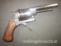 Revolver, Cal. .32 ,Achtkantlauf, vernickelt,  belgischer Beschuss