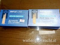 PPU im Kaliber 6,5x55SE FMJ BT mit 9,0g/139gr