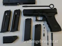 SET Pistole Glock 17 im Kaliber 9mm Para (9x19) mit Wechselsystem UHL WS-17/Glock 17 im Kaliber 22L.r. Inkl.Zubehör.