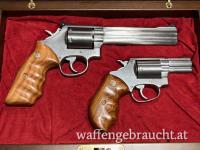 Revolverset Smith & Wesson 686 Target Classic und 60-7 Security Classic limitierte Collection von Bignami in Holzkassette