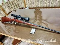 Anschütz im Kaliber .222Rem mit Bauer 4-14x44, Absehen 4 und Leuchtpunkt 